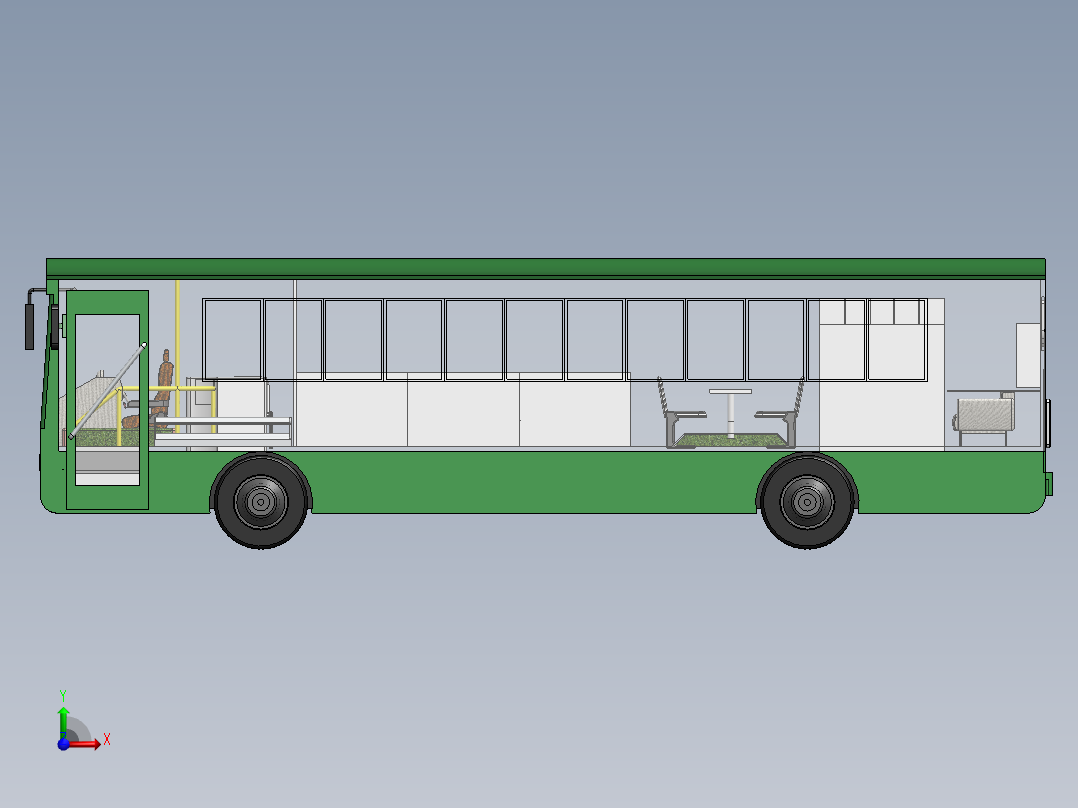 流动图书馆前视图