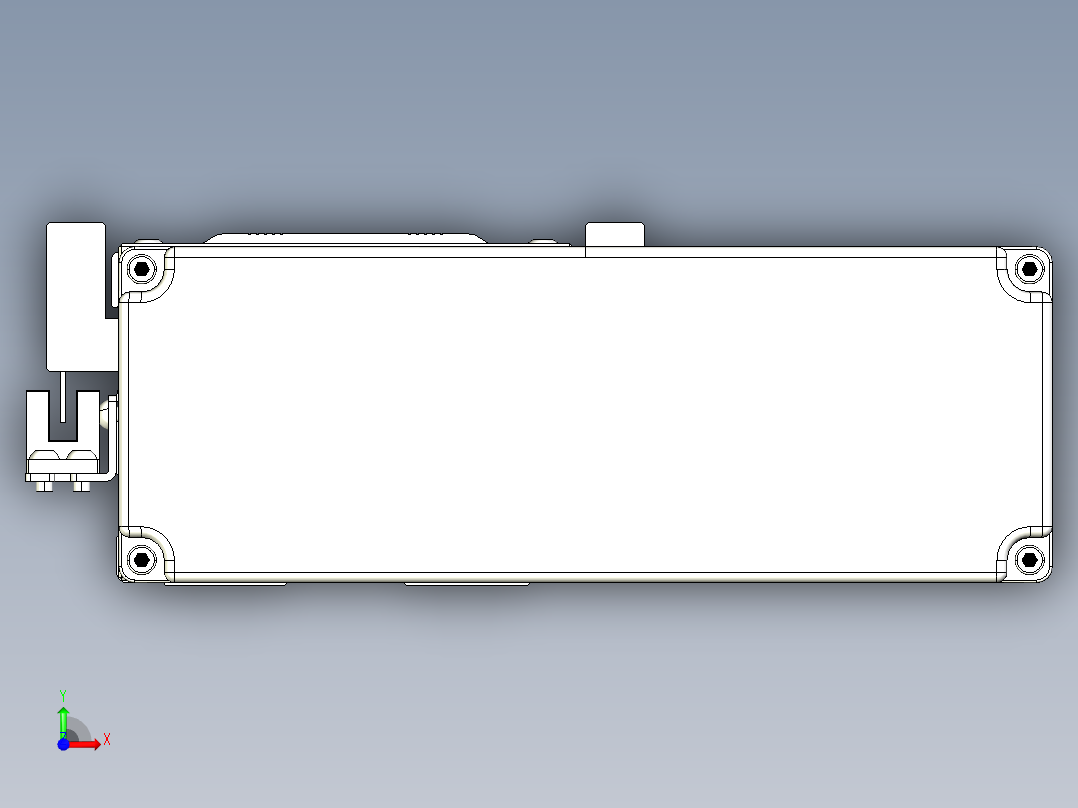 TPA-KNR-86E-1610C-L500A1-ML-P40-N3线性模块铝制底座前视图