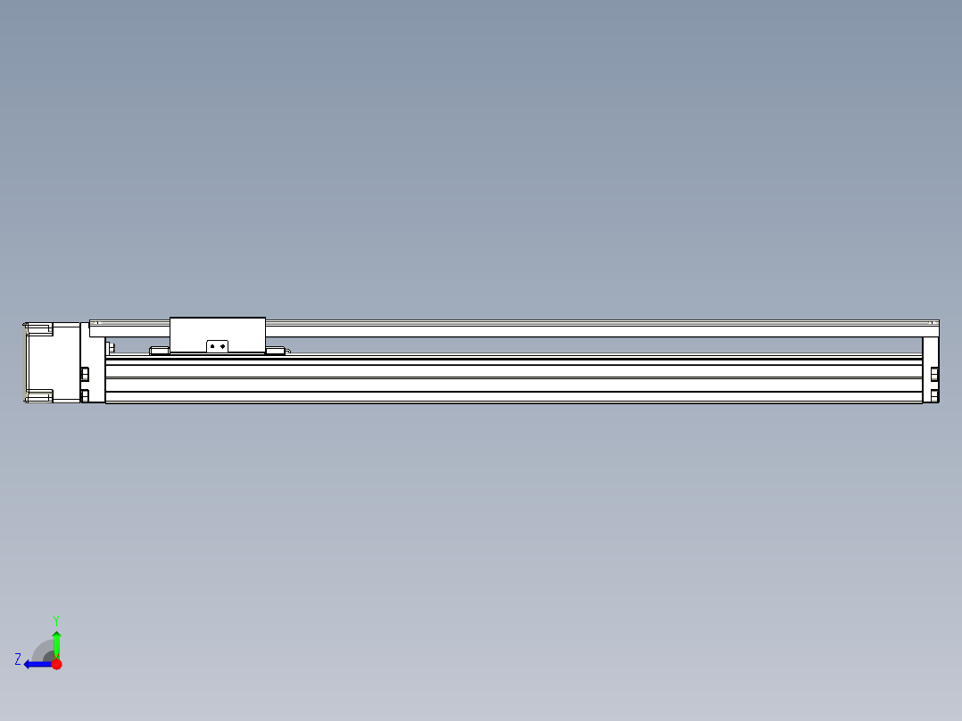 TPA-KNR-86E-1610C-L500A1-ML-P40-N3线性模块铝制底座右视图