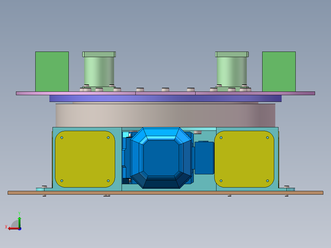 重载电动旋转台sw16可编辑后视图