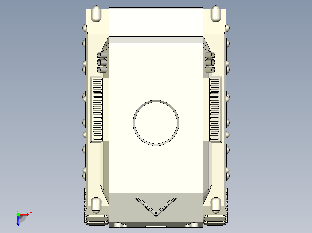 游戏用坦克底盘俯视图