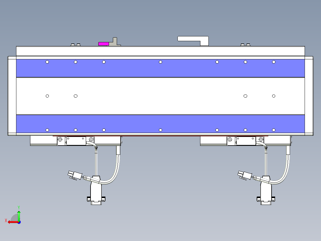 威洛博VL系列直线电机模组-2VL14S2-S100后视图