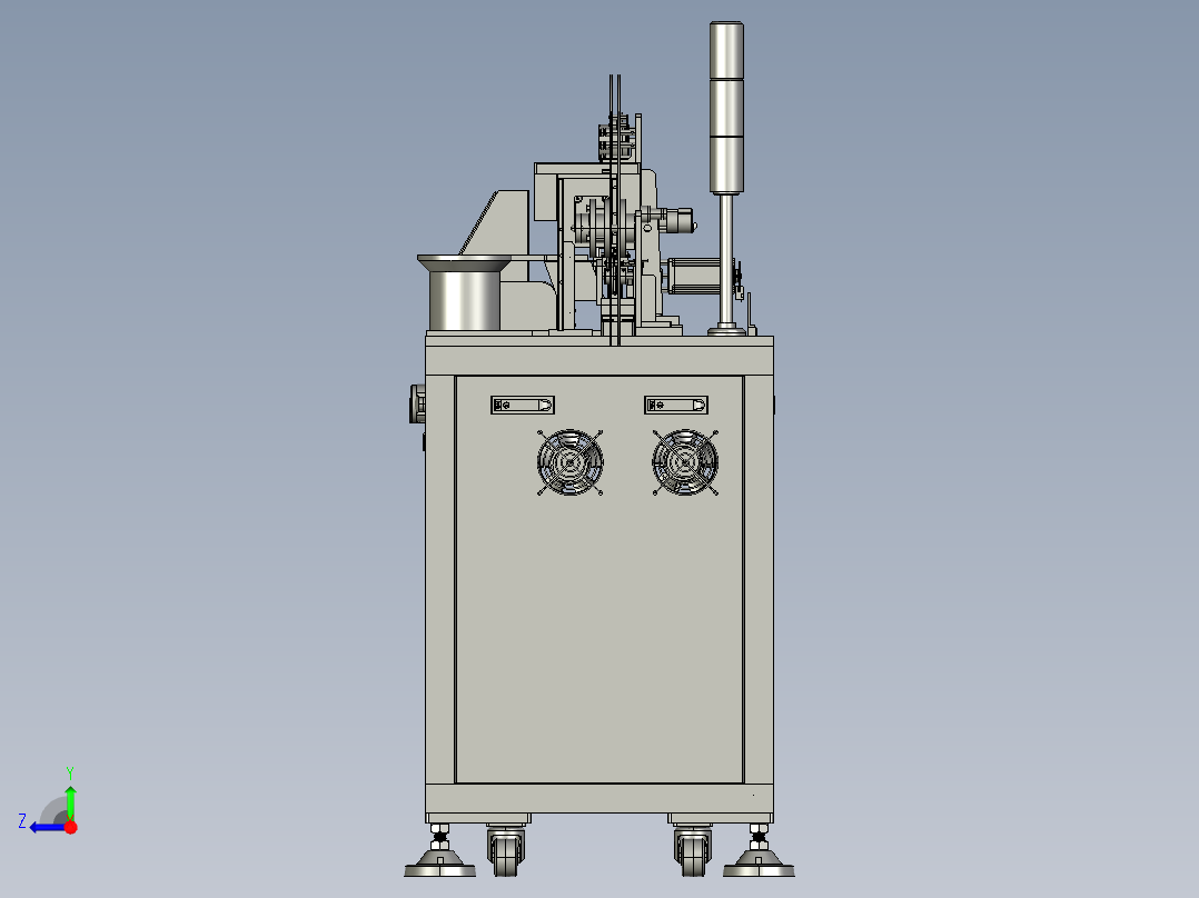 凸轮高速自动编带机右视图