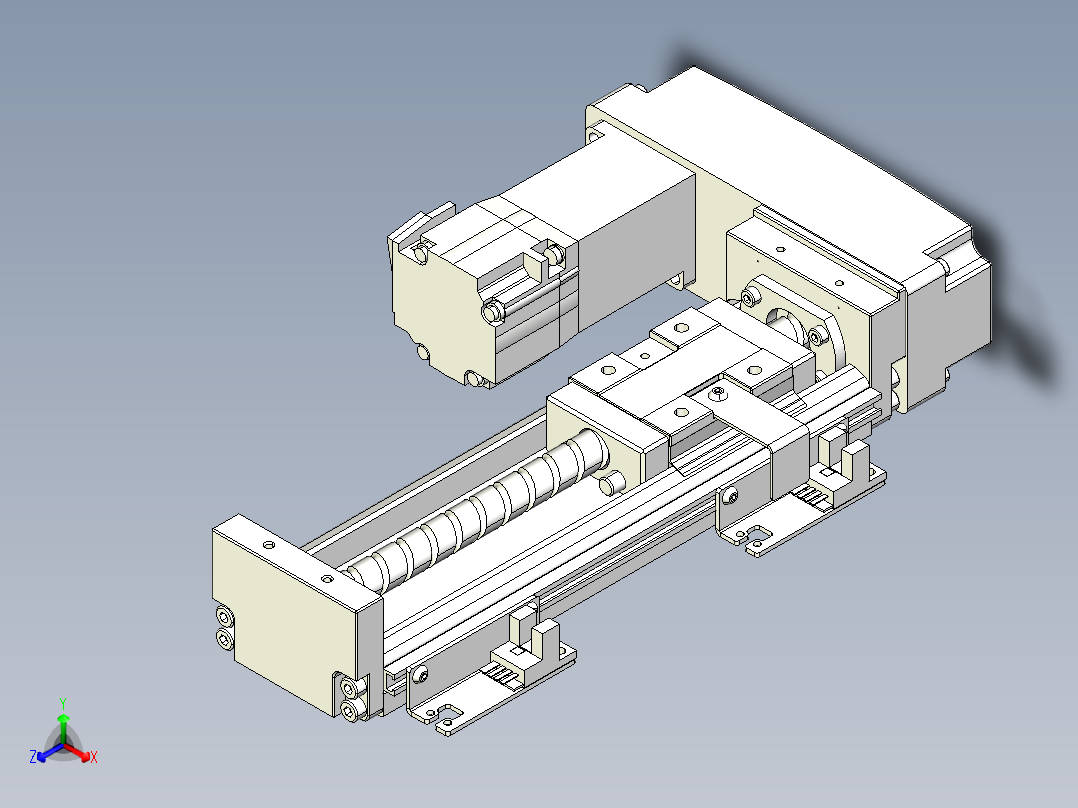 钢基模组-TPA-KSR-6005C-200A1-ML-H1S2正等轴测图