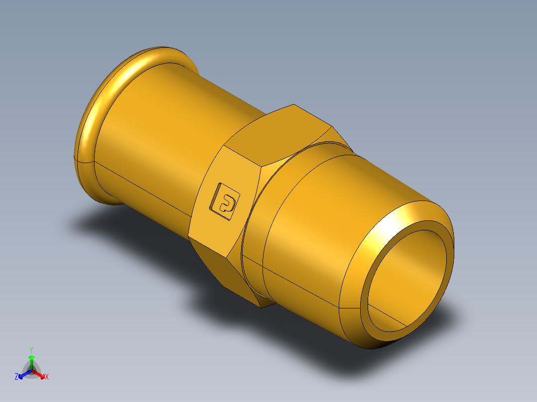 倒齿式工业管接头Beaded Hose Barb to male pipe 68HB-12-8