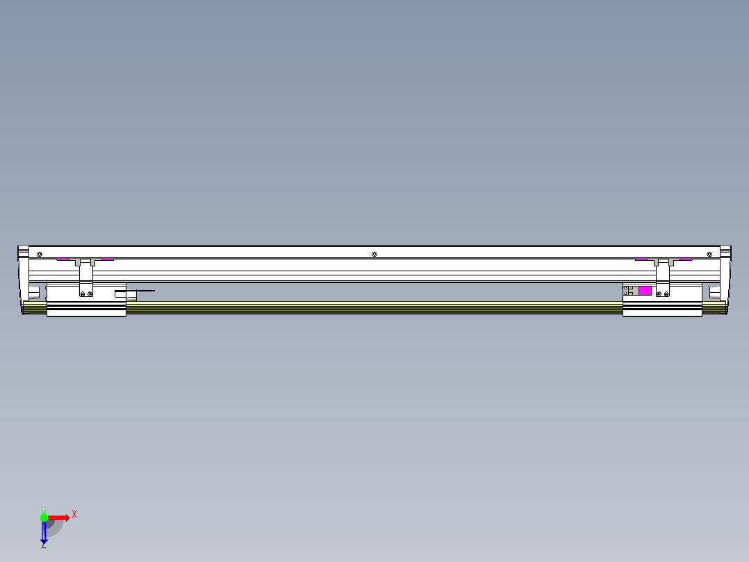 威洛博VL系列3d模型模组2VL22H1Y-S650俯视图