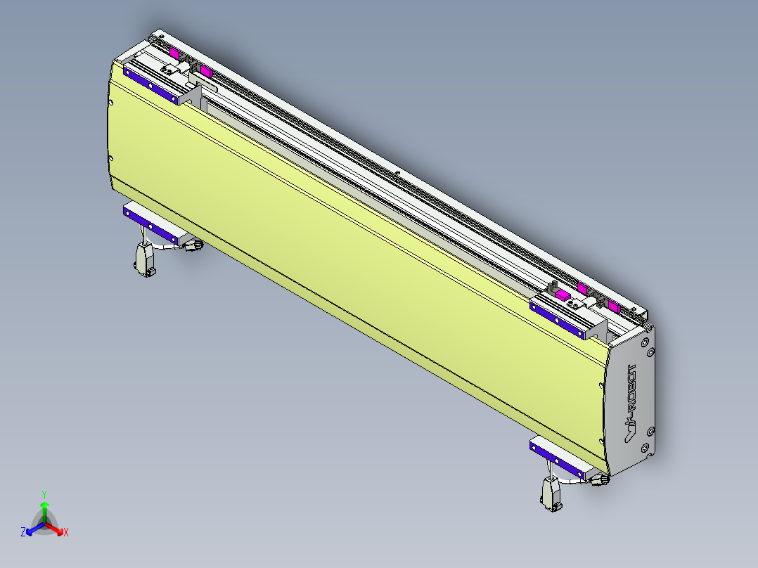 威洛博VL系列3d模型模组2VL22H1Y-S650正等轴测图
