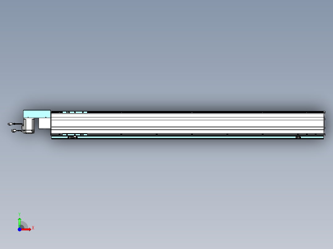 威洛博VBF同步带传动一般环境VBF14-L45-S1250-BR-ZP40-C3前视图