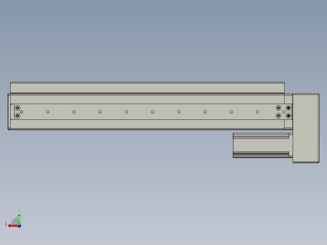 VF丝杆传动-一般环境VT5-S280-BL后视图