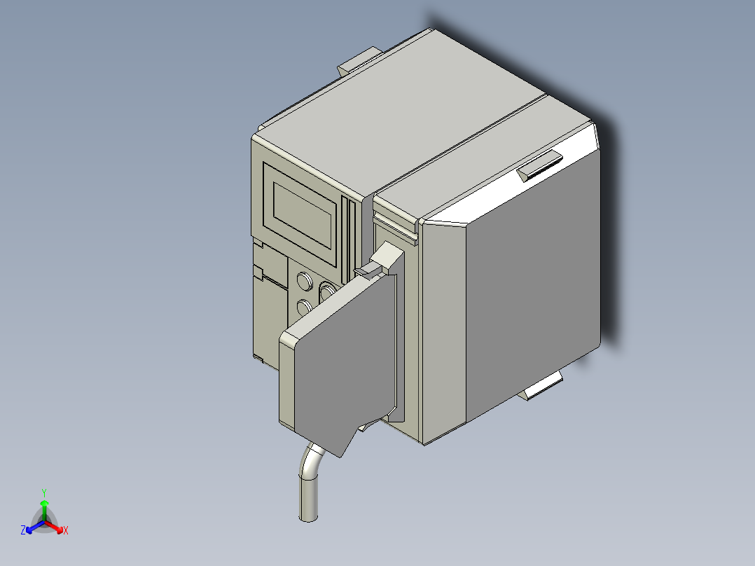 基恩士KV-3000_1000_kc图纸模型正等轴测图