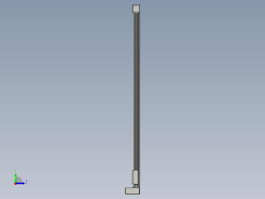 欧规系列-GB8-L96-S2000-BLU-P40-MS3左视图