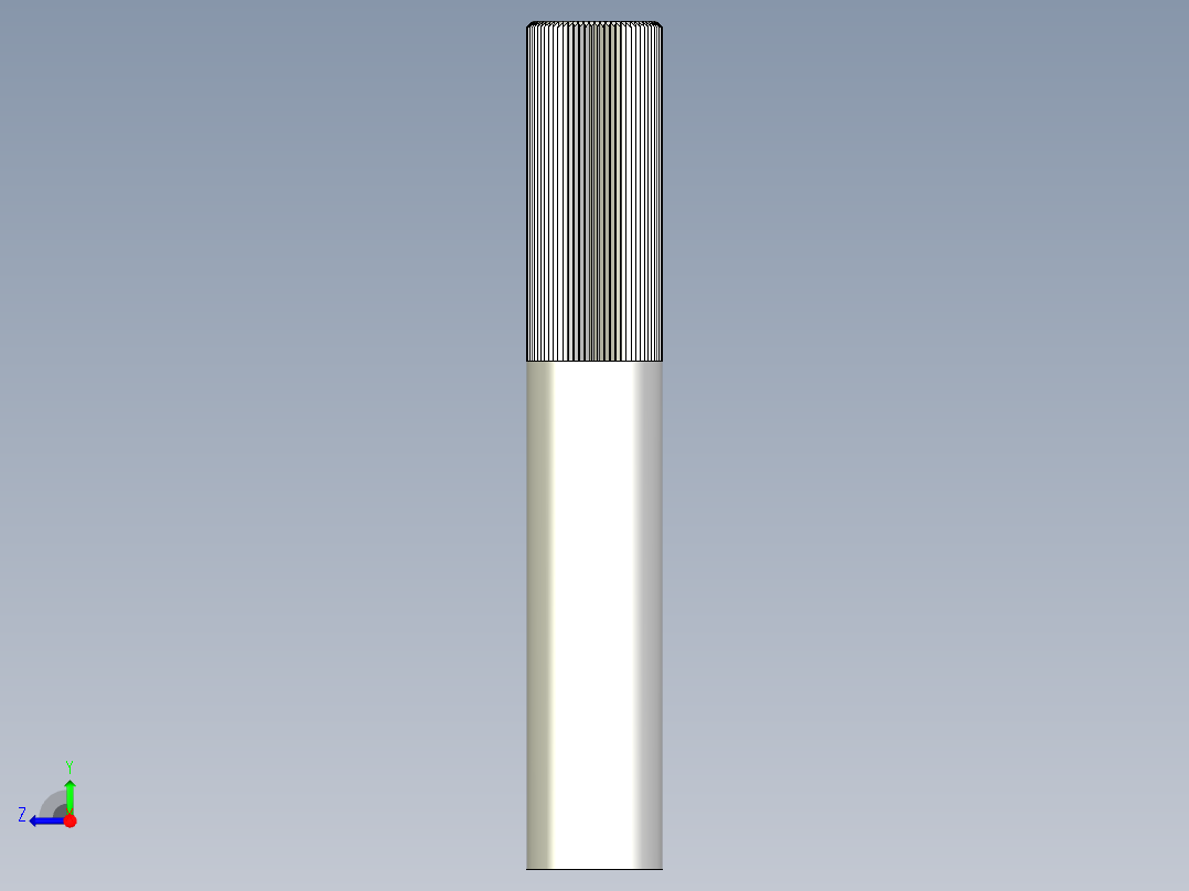 側向式定位柱組立棒2215-3D多系列多零件图纸模型右视图
