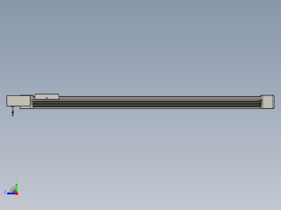 威洛博直线电机模组EB16-L208-S1750-BL-ZP75-MS3-5K右视图