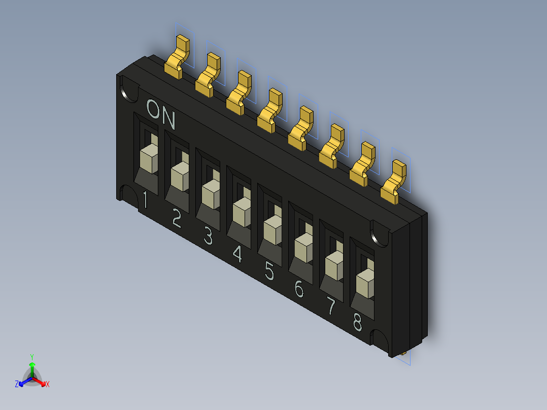 开关继电器保护 SM-DIP-DHN-08F