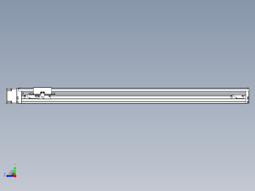 TPA-KNR-86E-1610C-L800A1-MR-BJ60-N3线性模块铝制底座右视图
