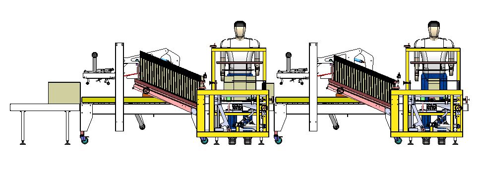 开箱封箱线体sw18可编辑