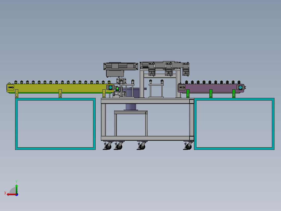 电机转子压装设备sw18可编辑后视图