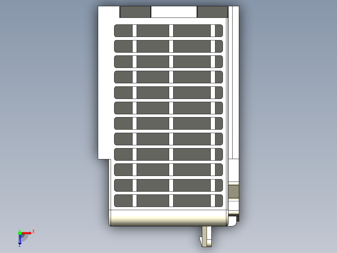 Allen Bradley CompactLogix可编程逻辑控制器俯视图