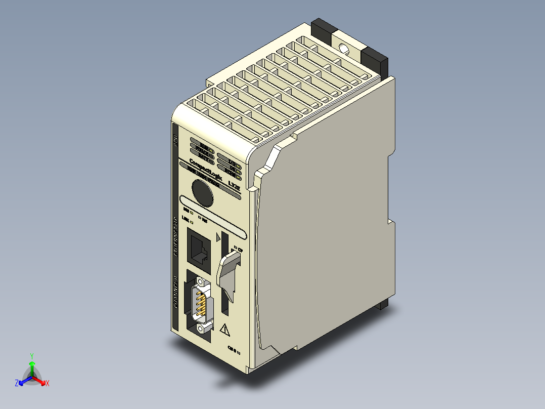 Allen Bradley CompactLogix可编程逻辑控制器正等轴测图
