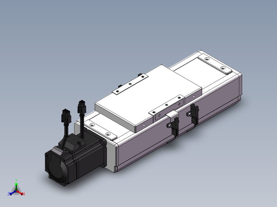 精密模组MY120A-T10-50-BC-M40-C4正等轴测图