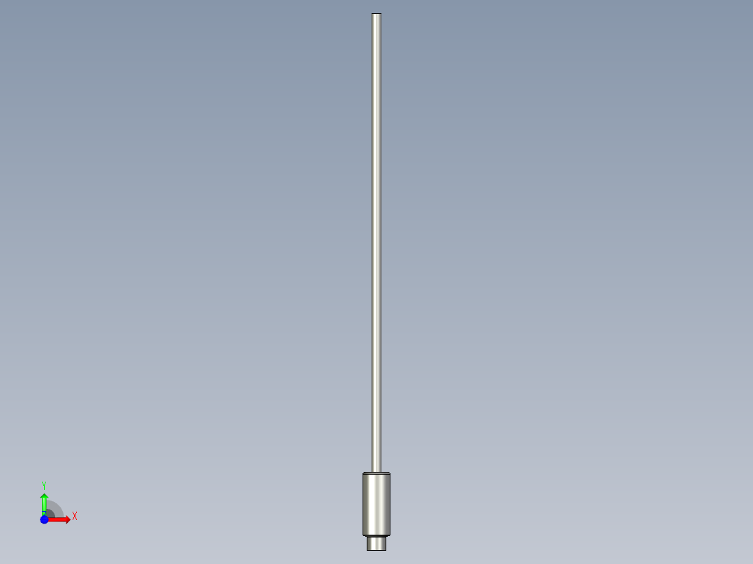 基恩士FU-61core_kc图纸模型前视图