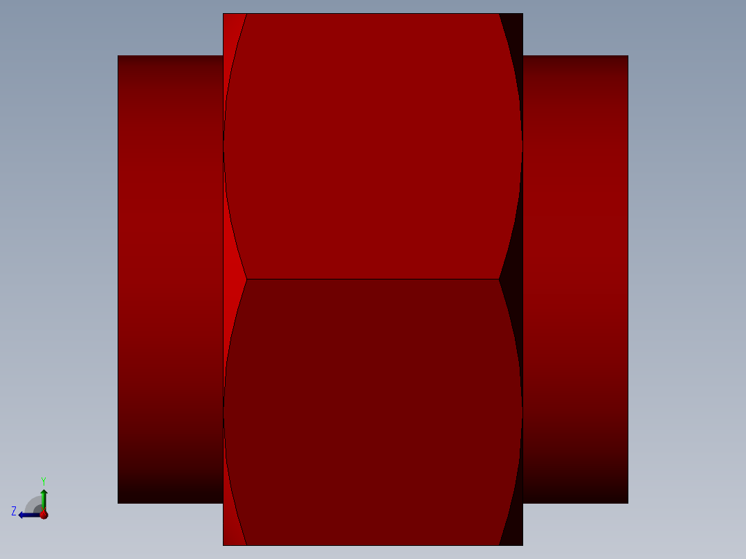 threaded union右视图