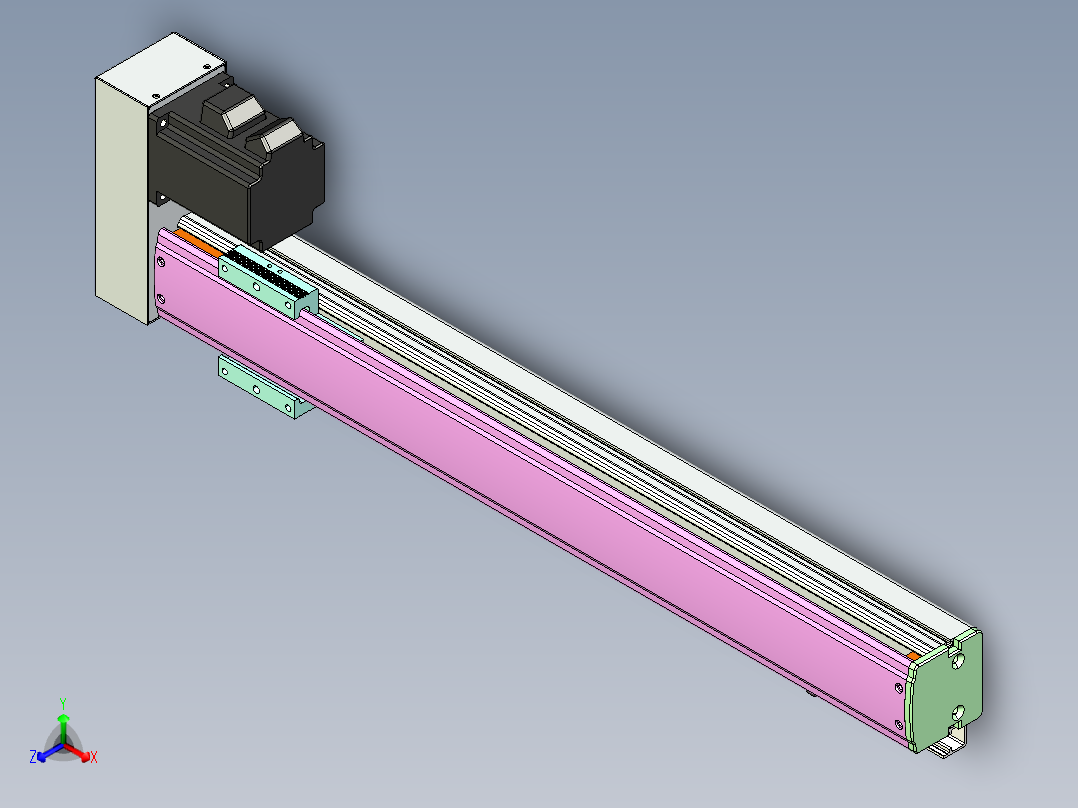 威洛博VF6-L16-C-S400-BR-P20-C4正等轴测图