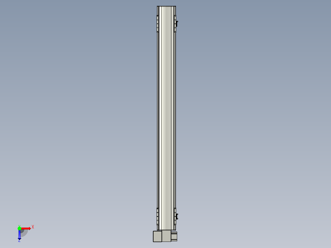 直线模组WG-LHB12-S1200-LD设计图纸俯视图