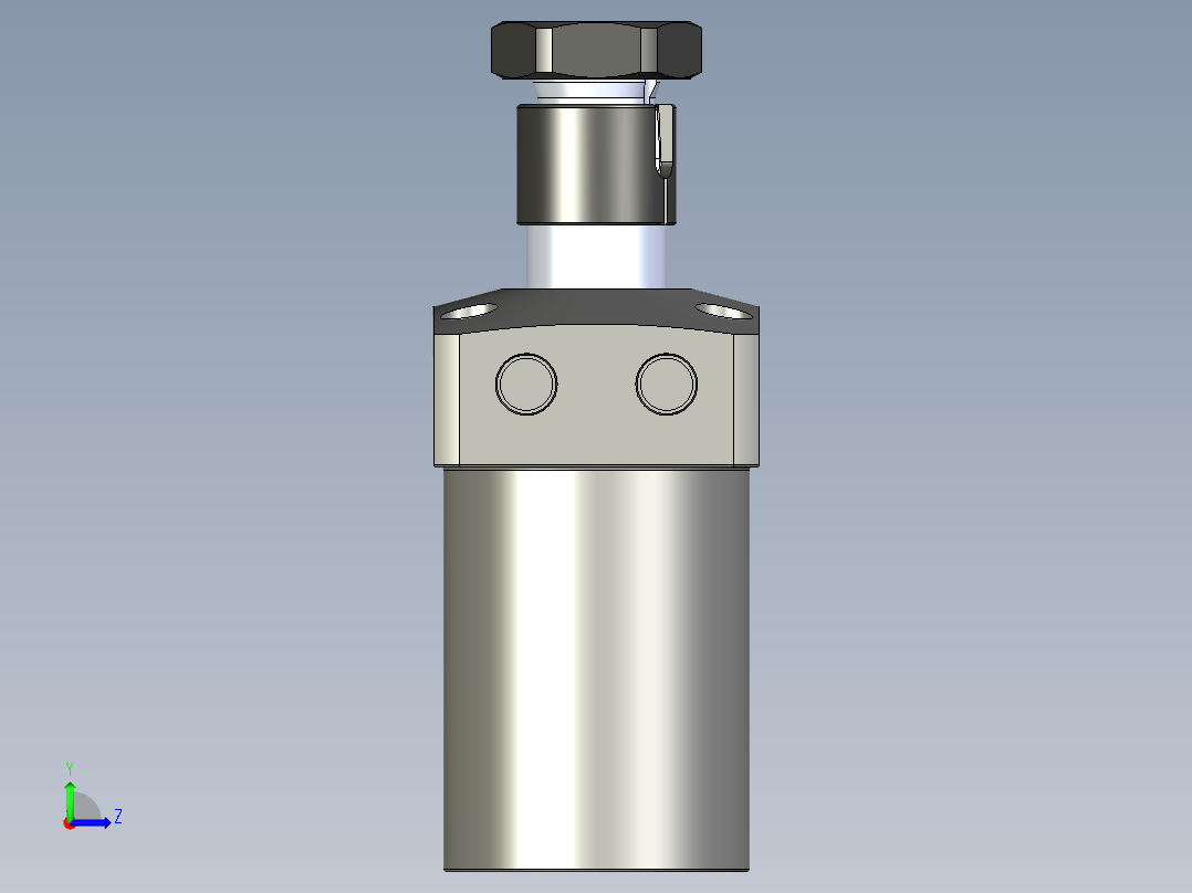 KOSMEKLHS0480-SR-Y60多系列多零件图纸模型左视图