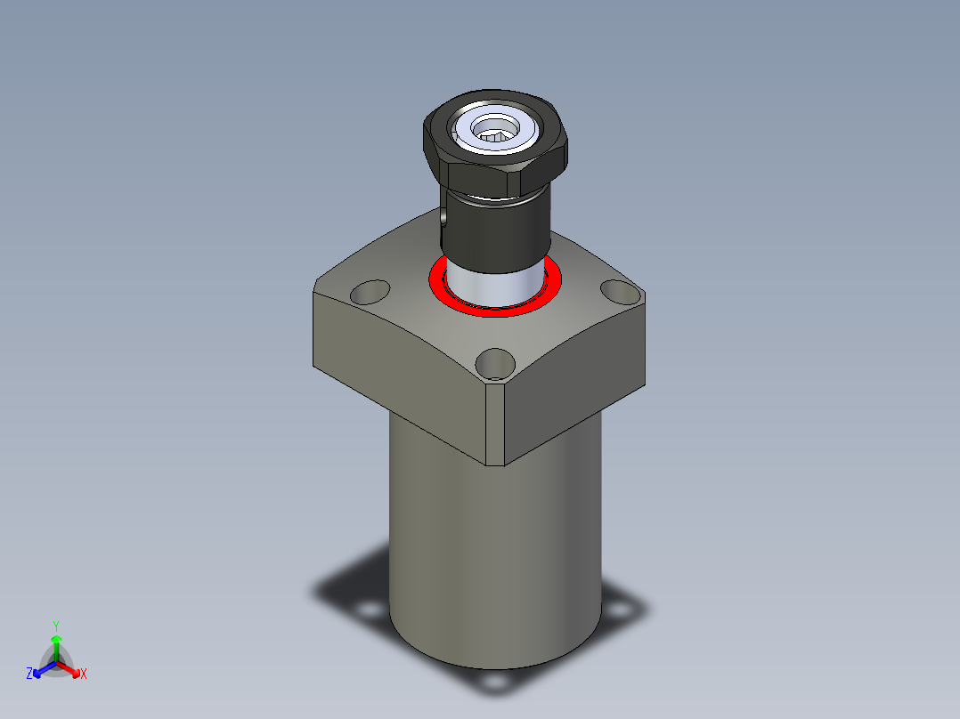 KOSMEKLHS0480-SR-Y60多系列多零件图纸模型正等轴测图