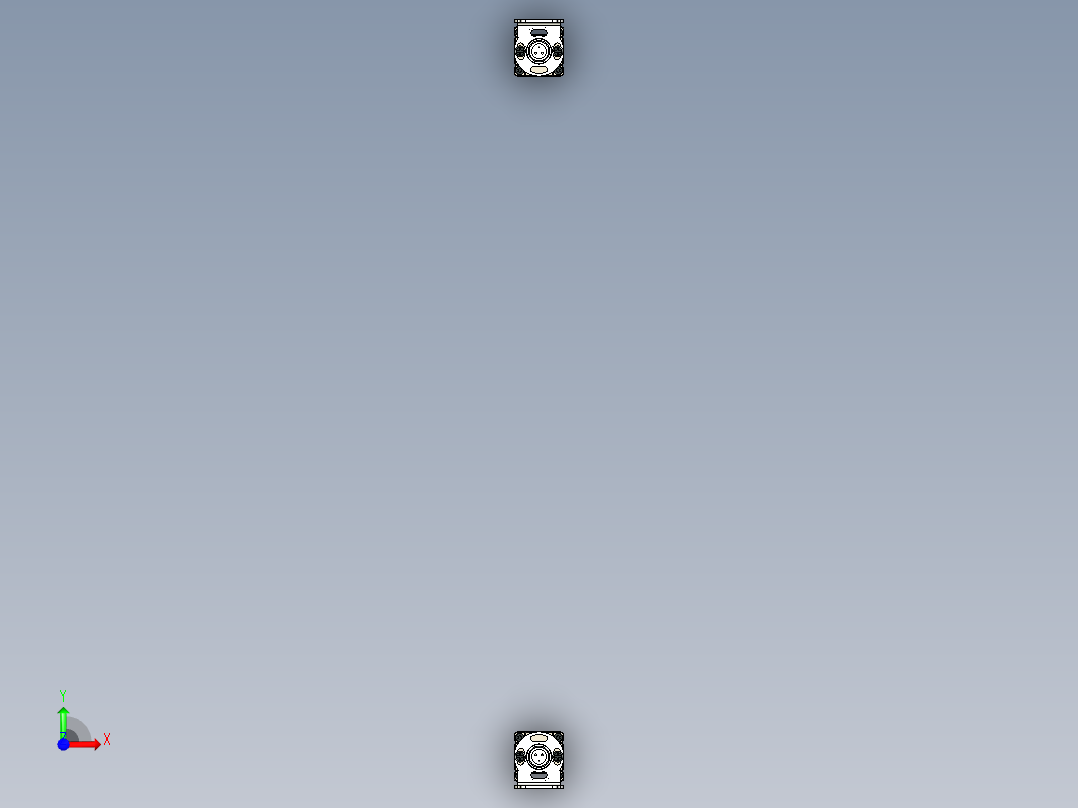 安全_区域传感器H2EL4410_30_30_3D前视图