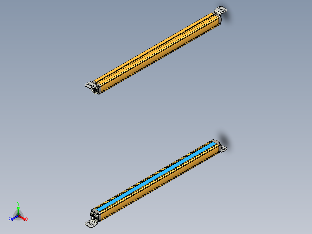 安全_区域传感器H2EL4410_30_30_3D正等轴测图