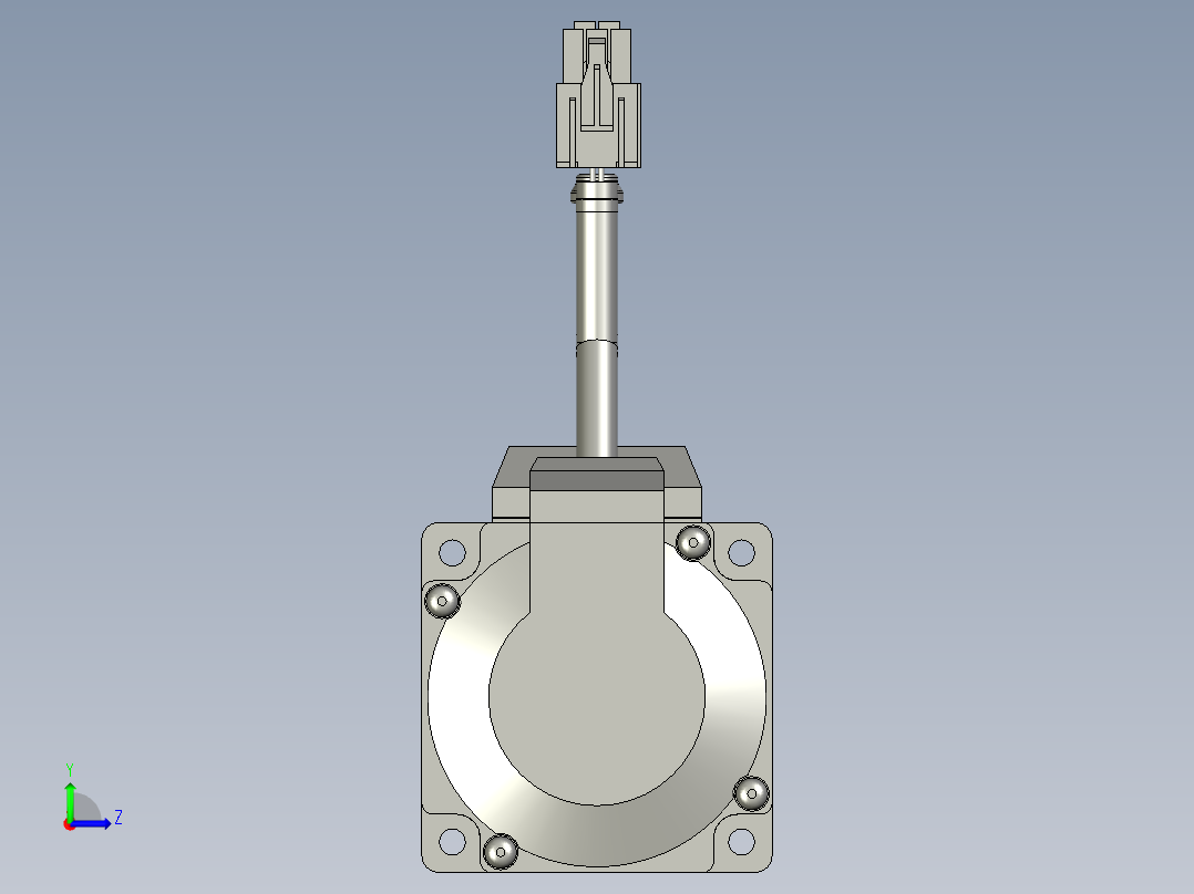 200W MSMD伺服马达左视图