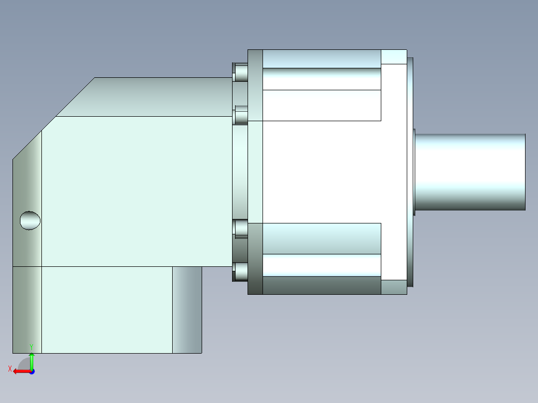 直齿ZPLX240-L1 35-114.3-200-M12.stp后视图