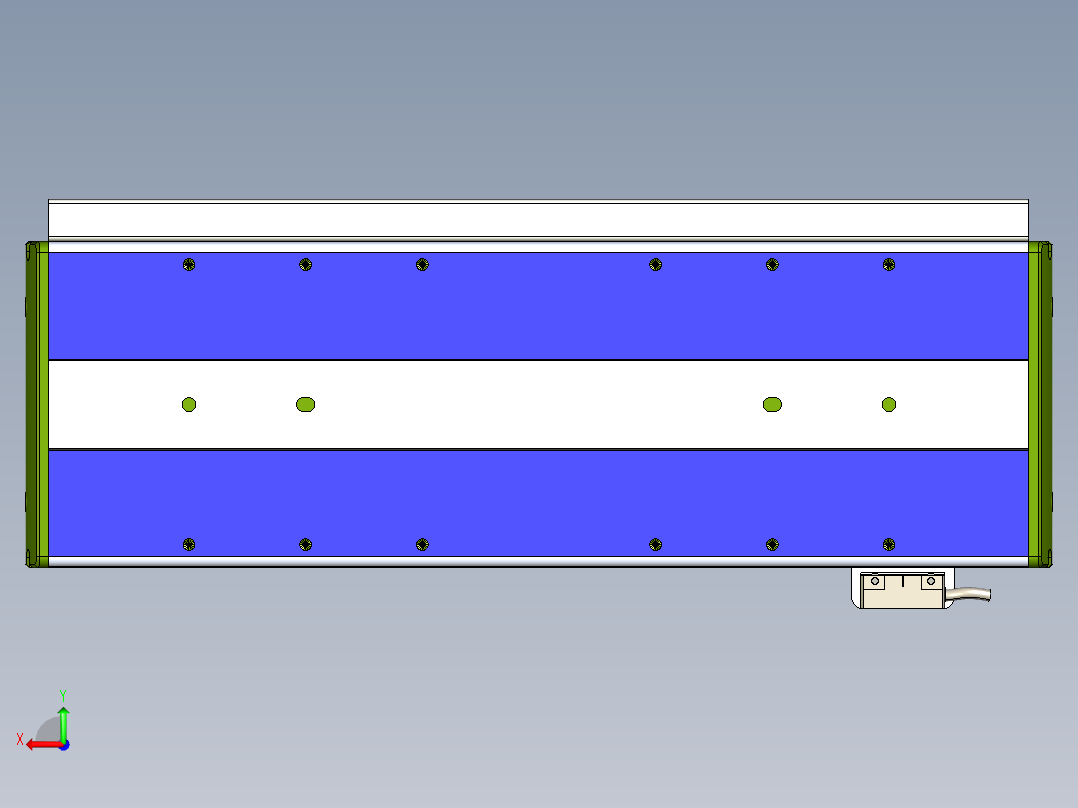 威洛博LC系列3d模型模组LC14S1Y-S250后视图