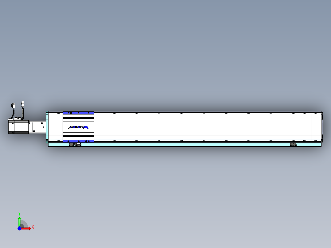 VF丝杆传动-一般环境VF14-Lxx-C-S950-BC-ZP40-C3前视图