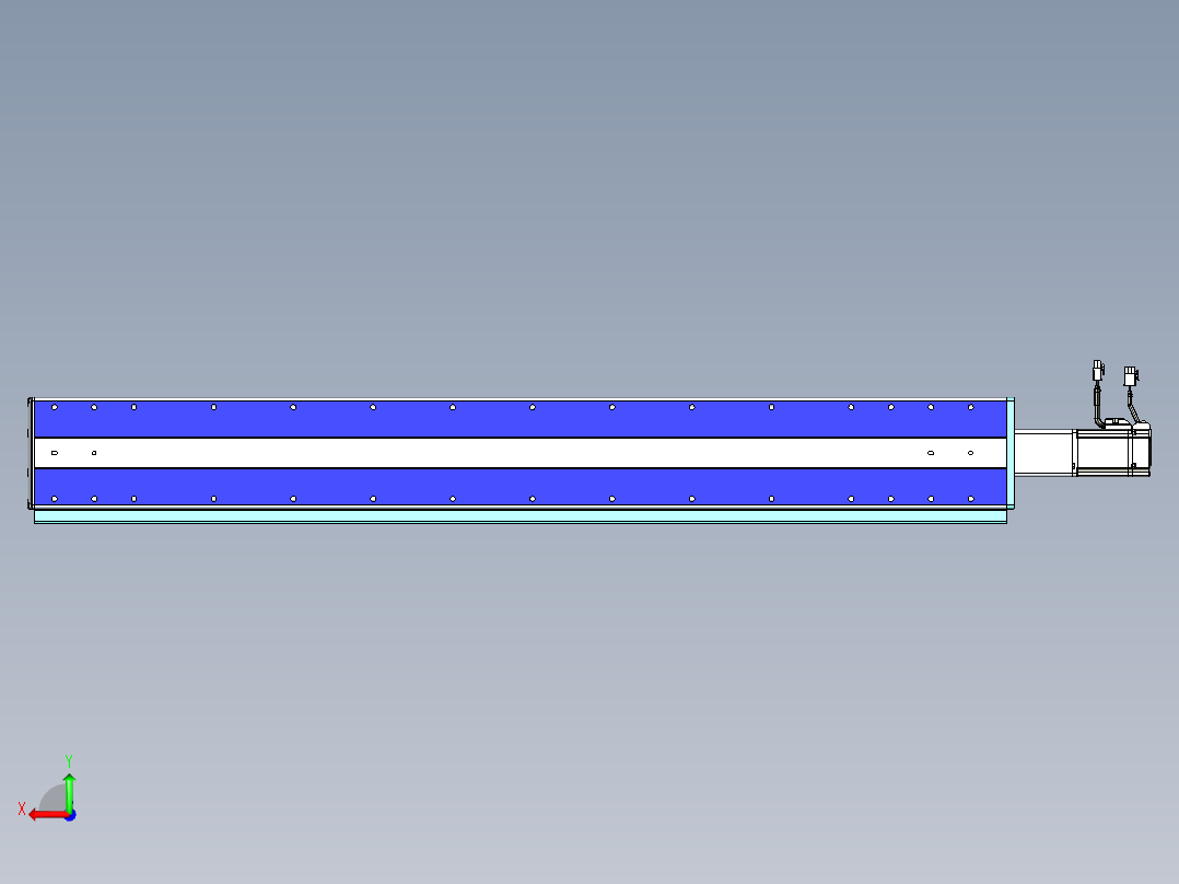 VF丝杆传动-一般环境VF14-Lxx-C-S950-BC-ZP40-C3后视图
