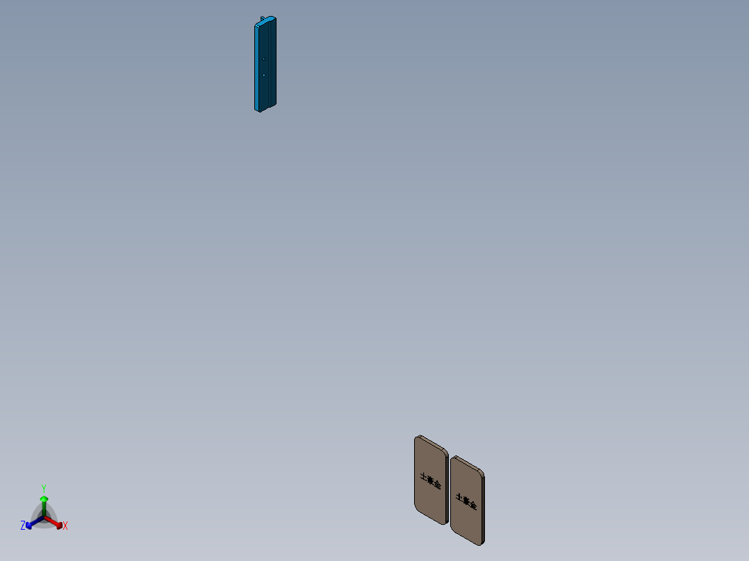 苹果手机自动扫码设备正等轴测图