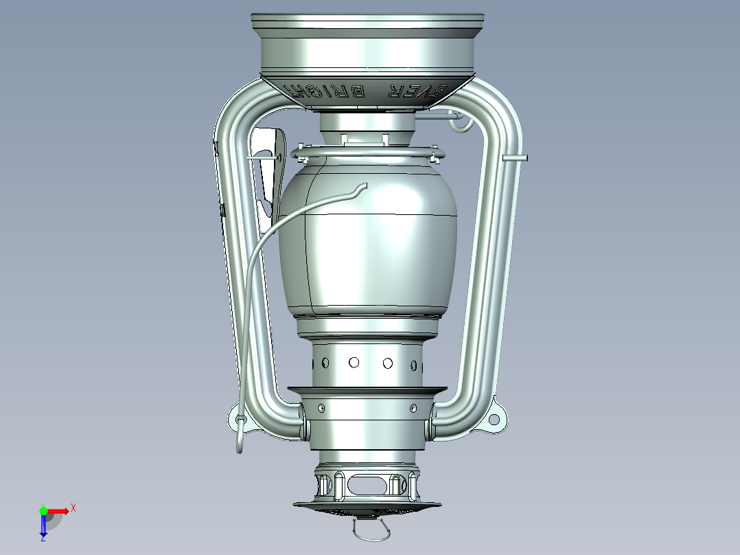 煤油提灯俯视图