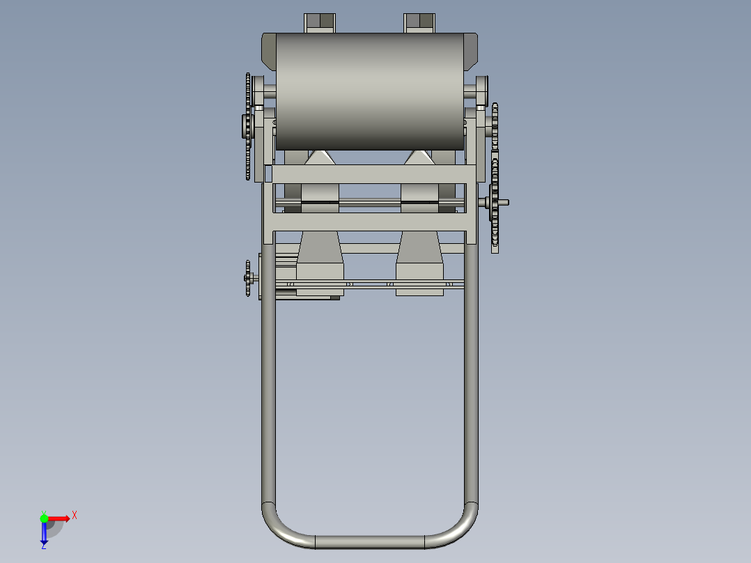 小型蔬菜播种机设计【说明书+CAD图+三维设计资料】俯视图