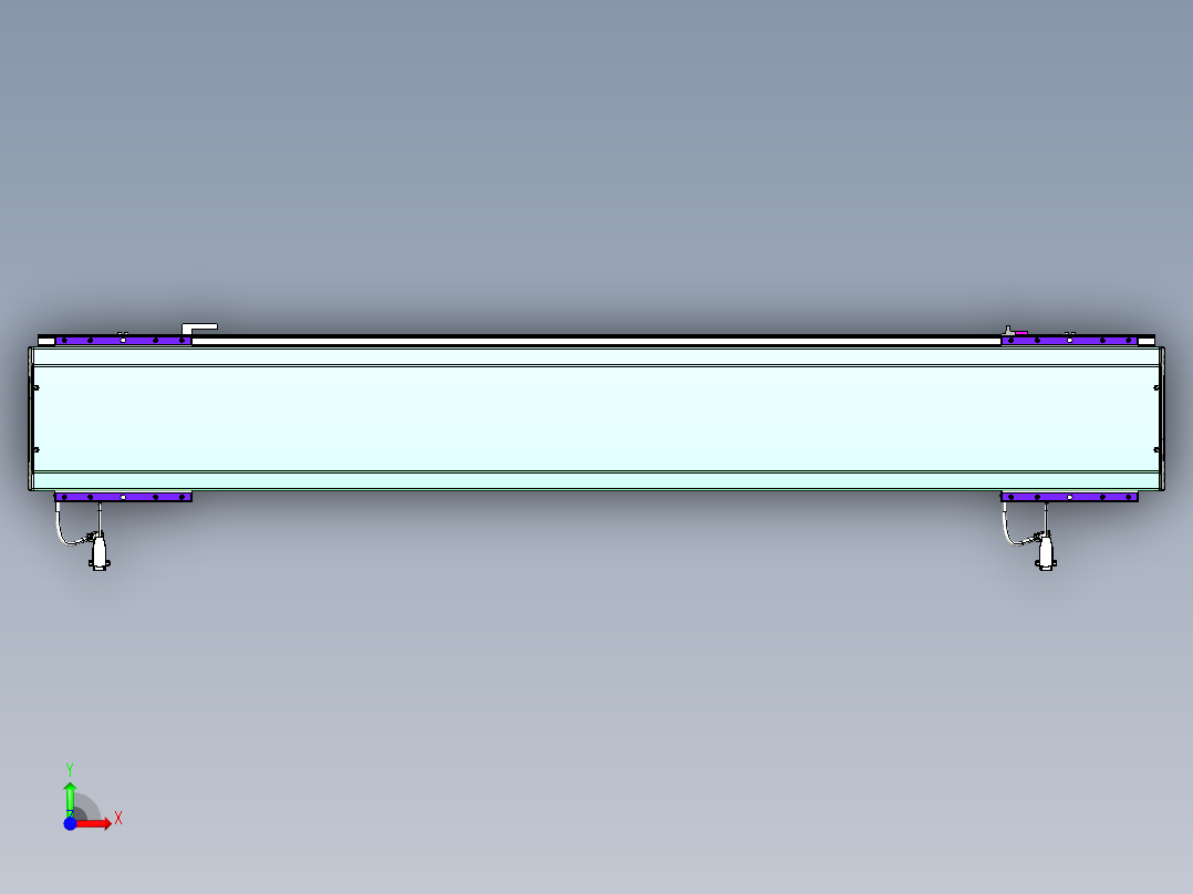威洛博VL系列直线电机模组-2VL22H3-S1200前视图
