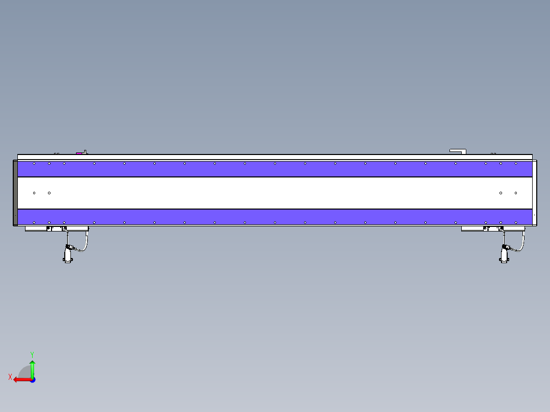 威洛博VL系列直线电机模组-2VL22H3-S1200后视图