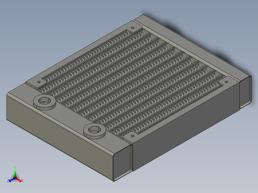 水冷排120x82x27mm侧孔款
