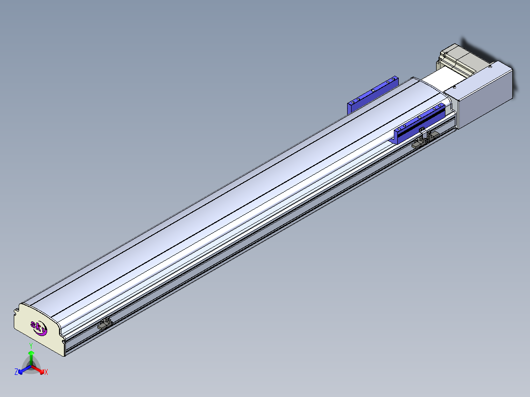 同步带滑台-半封闭B17H-L50-S1050-R-P75-D3