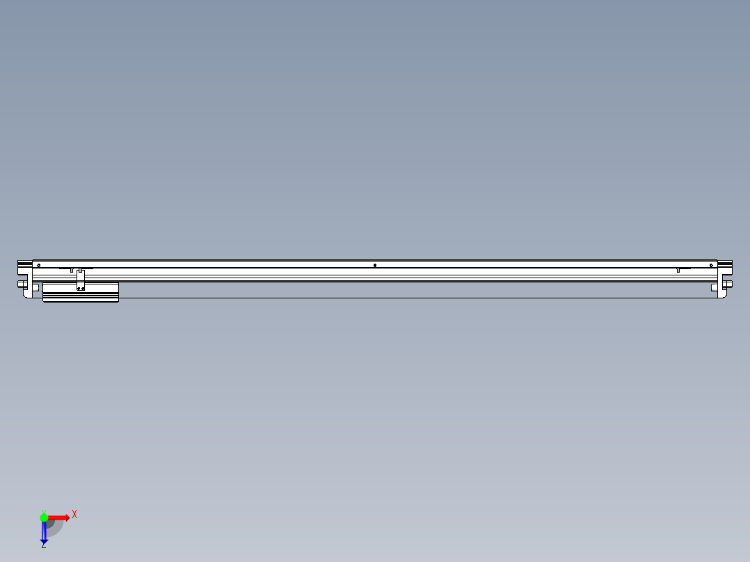 威洛博VL系列3d模型模组VL22H2Y-S1400俯视图