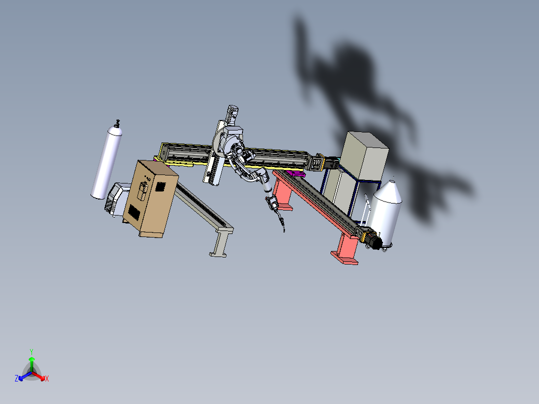 龙门式焊接<span style='color: red'>机械手</span>