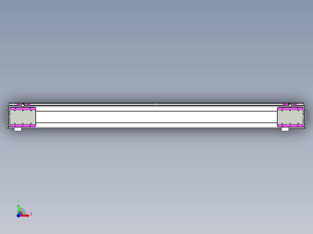 威洛博LC系列3d模型模组2LC14S1Y-S1450前视图