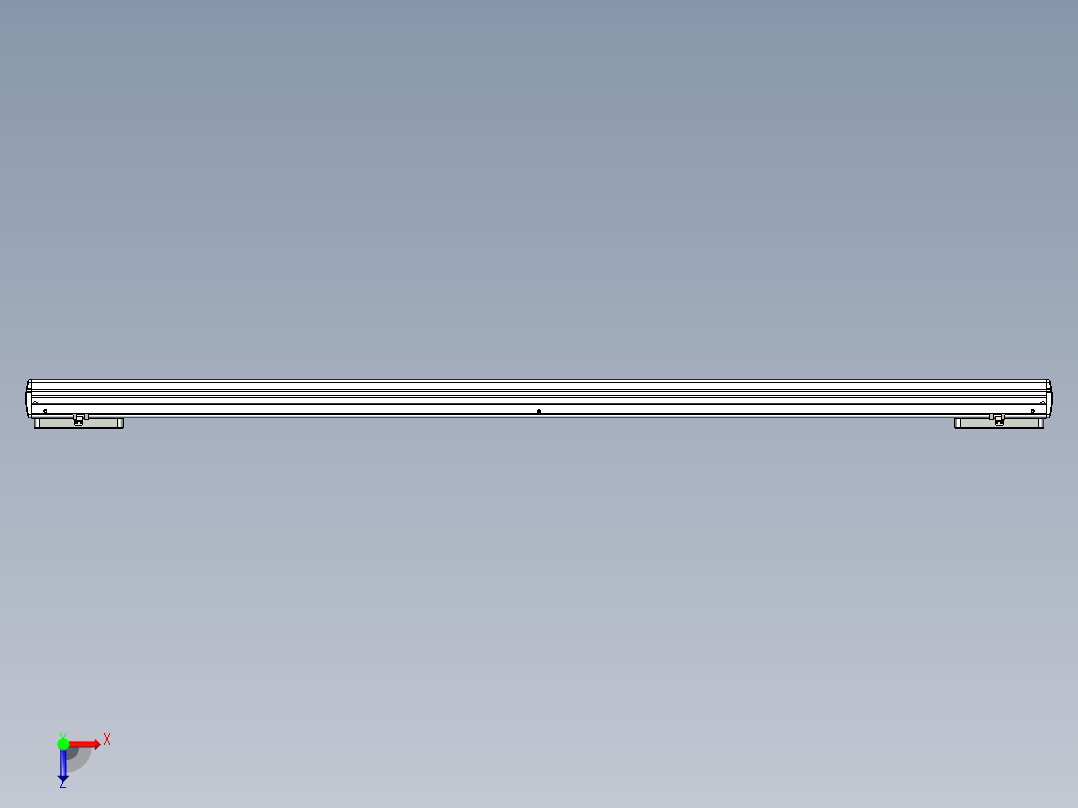 威洛博LC系列3d模型模组2LC14S1Y-S1450俯视图