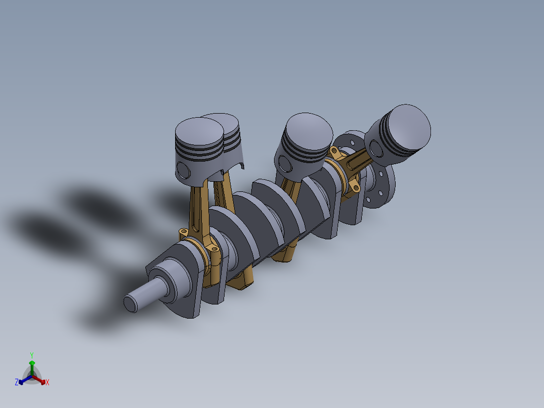 4缸汽车<span style='color: red'>发动机</span>