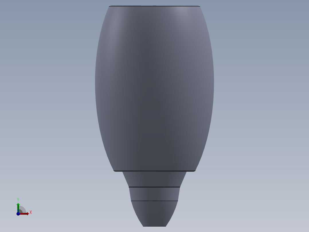 喷气发动机373---模型格式为 sw前视图